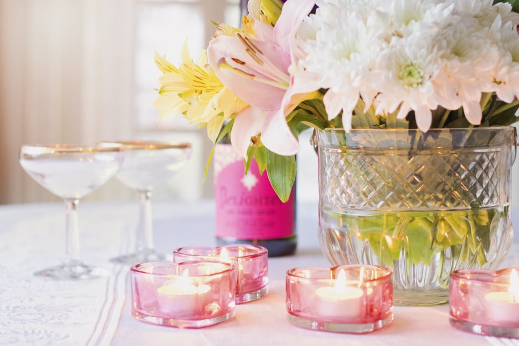 Valentines Day Table Setup